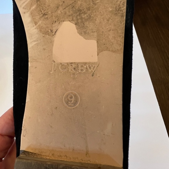 J. Crew Black Velvet Tassel Loafers, Preppy, Academia, Old Money, Size 9 - Picture 7 of 11